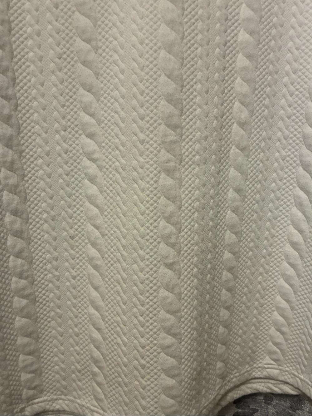 TuckernulWhite Cable Knit Sweatshirt - Picture 4 of 7